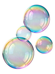 Bubbles float gracefully in air, reflecting light and creating mesmerizing display of colors. Their delicate nature brings joy and wonder