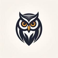 Naklejka premium Owl logo concept