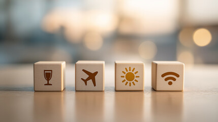 Summer Work From Anywhere With Online Connectivity and Travel Flexibility. Remote Jobs, Vacation Productivity and Digital Nomad Lifestyle, Business Cubes
