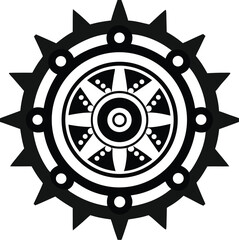 Obraz premium sun and wheel