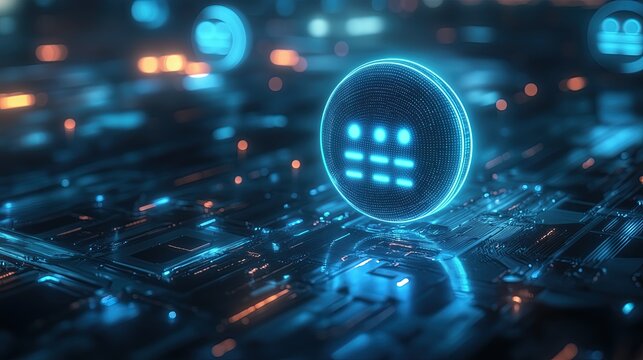 AI machine learning chatbot technology assisting users with automated virtual communication