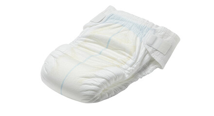 Isolated Baby Diaper