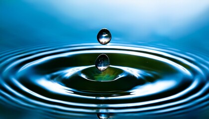 close up of a water drop