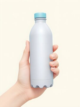 Hand Holding Water Bottle