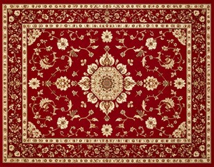 優雅なビンテージ絨毯装飾｜Elegant Vintage Carpet Decoration