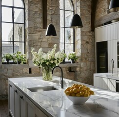 Gothic style inspired kitchen