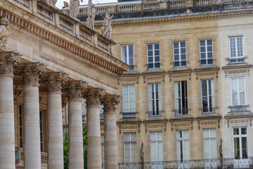 Bordeaux und die Garonne in Frankreich