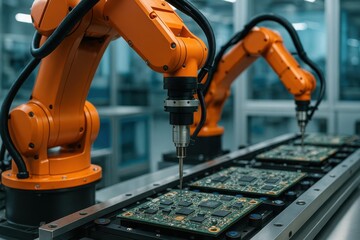 High-tech assembly line in China efficiently produces electronics for global distribution