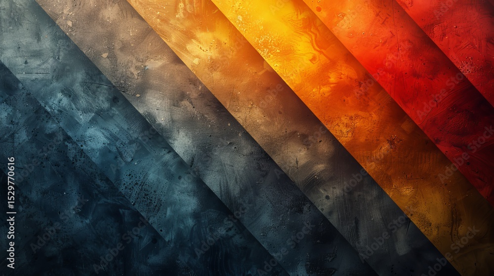 Poster colorful abstract patterns blend harmoniously, creating a visually stunning piece that evokes emotio