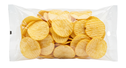 Isolated Bag of Potato Chips