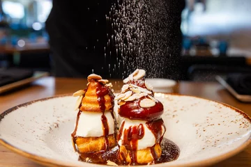 ice cream with chocolate © JPVSPHOTO