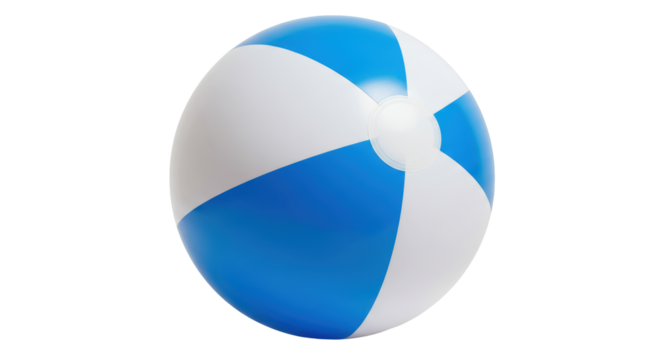 Isolated Beach Ball