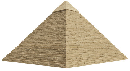 Isolated Ancient Egyptian Pyramid
