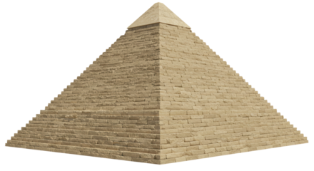 Isolated Ancient Egyptian Pyramid