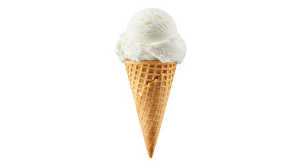 Isolated Ice Cream Cone