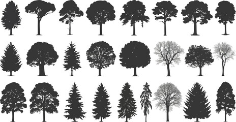 Fototapeta premium Stylized Tree Vector Illustration for Nature and Design Projects