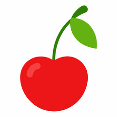  Minimal Cherry Fruit Illustration