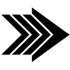 Bold Chevron Arrow Graphic Design