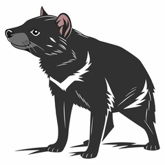 Tasmanian devil illustration wild animal cartoon character design