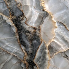 Gray White Gold Marble Texture Background