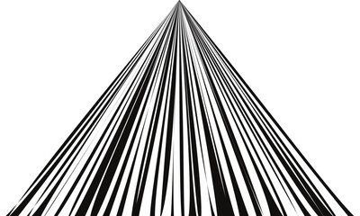 abstract simple black tweak line triangle pattern art can be used background.