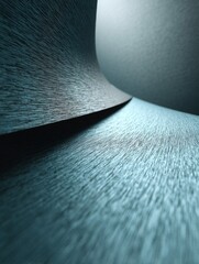 Abstract Blue Green Curved Lines Background