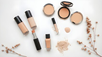 makeup, beauty, cosmetics, powder, brush, lipstick, cosmetic, make-up, blush, fashion, make, eye, up, glamour, eyeshadow, color, pink, care, foundation, shadow, facial, face, mirror, woman, mascara