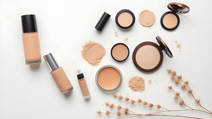 makeup, beauty, cosmetics, powder, make-up, brush, cosmetic, lipstick, blush, fashion, make, eyeshadow, pink, up, eye, color, glamour, facial, care, foundation, face, mirror, shadow, set, compact