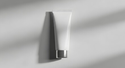 White Tube Mockup for Cosmetic or Pharmaceutical Product