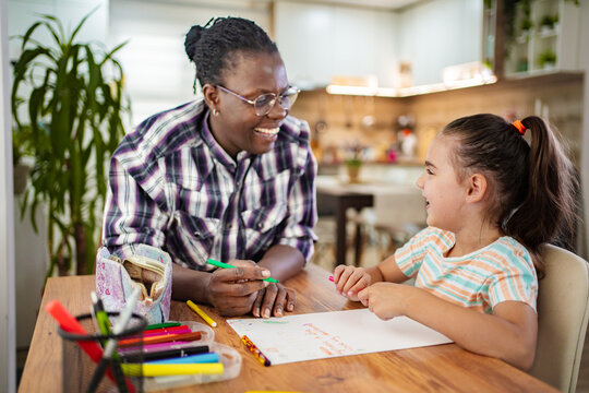 Creative bonding moments in a cozy kitchen setting