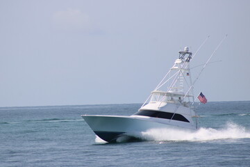 Fototapeta premium yacht in the sea
