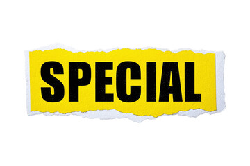 Special text label isolated on transparent or white background, png