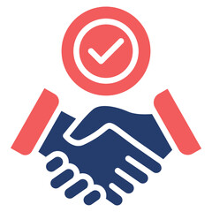 Deal solid color icon