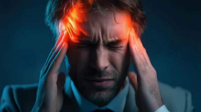 Headache distress: temple ache, intense discomfort, cranial pain, throbbing pressure, migraine onset, sensory strain, emotional tension, painful episode, head discomfort, pain management.