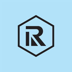 R Letter Logo design