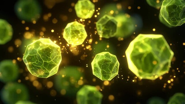 Polyhedral structures in motion.