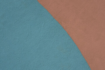 Fototapeta premium Abstract background of a wall painted in two different colors.