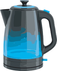 kettle isolated on white background