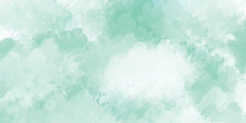 A soothing green watercolor background with soft brush textures blending into white gradient background blending pink, purple and teal hues with smooth flowing texture	