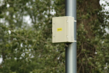 Utility Box on Pole