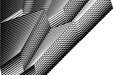 Основные RGB op art abstract modern background, creative dynamic pattern, vector texture
