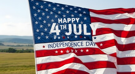 Celebrating America A Happy 4th of July Independence Day Image