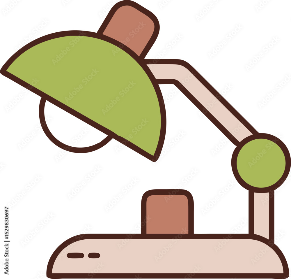 Poster clean line style printer icon with paper isolated on transparent background