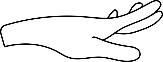 Ok hand sign illustration