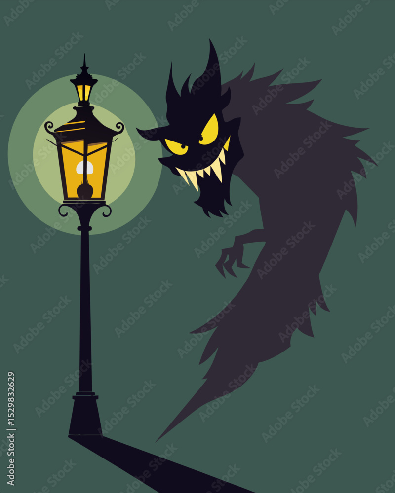 Poster with each passing day the gaslights shadow seemed to grow more menacing almost as if it had a life o