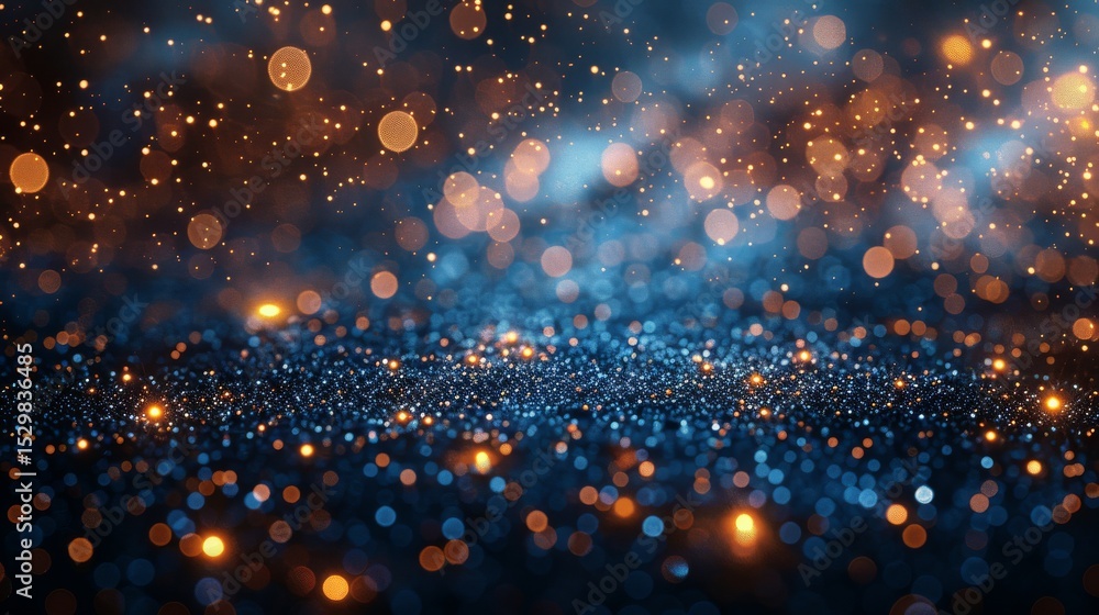 Aufkleber this mesmerizing image features an abstract blur of colorful bokeh lights, creating a magical and dr