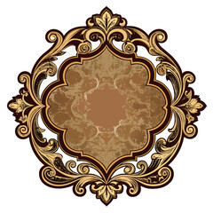 vintage floral frame