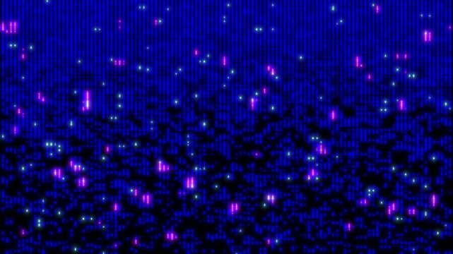 Digital Starlight &ndash; 4K Seamless Loop (15s, 30fps)