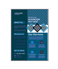 Corporate creative colorful business flyer template design , abstract business flyer, vector template design or business poster template design