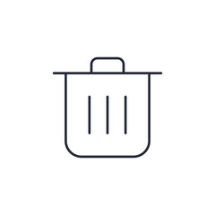 trash icon. projector Symbol sign for mobile concept and web design. Vector icon, Logo illustration, Vector graphics